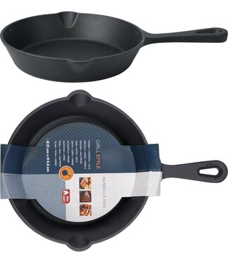 Koekenpan voor de BBQ - 21cm - Gietijzer
