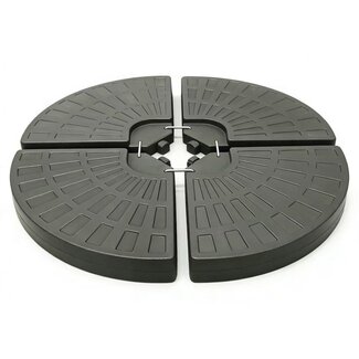 Ceruzo Parasoltegels - Vulbaar tot 66 kg - 4 Tegels - voor Kruisvoet