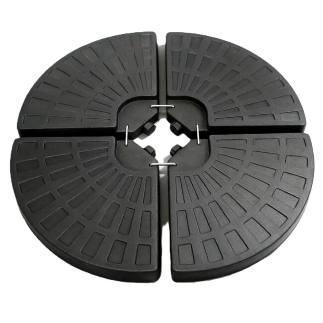 Ceruzo Parasoltegels - Vulbaar tot 66 kg - 4 Tegels - voor Kruisvoet