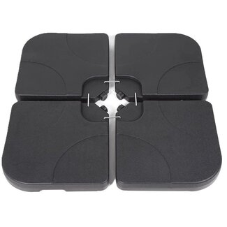 Ceruzo Parasoltegels - Vulbaar tot 80 kg - 4 Tegels - voor Kruisvoet