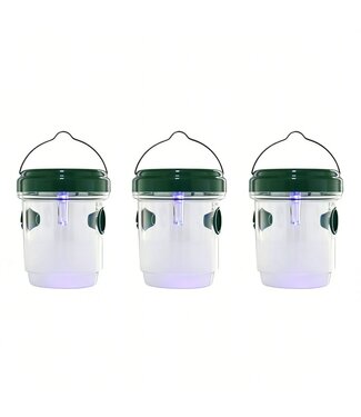 Ceruzo Wespenvanger - 3 stuks - Solar - UV led