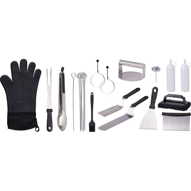 BBQ Accessoires set van 24 stuks