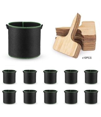 Ceruzo Plantenzakken 10 stuks - 30 Liter