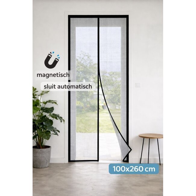 Ceruzo Deurgordijn 100x260 cm - Magnetische Sluiting