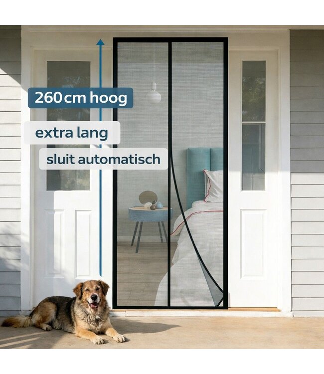 Ceruzo Deurgordijn 100x260 cm - Magnetische Sluiting