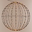 Ceruzo Lichtbol 320 led - Metaal - 50 cm - Kerstverlichting - met Timer - extra warm wit