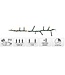Micro Cluster met Haspel - 1250 LED - 25 meter - met timer - extra warm wit