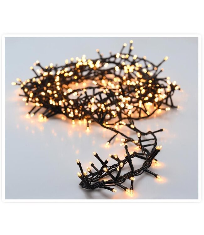 Microcluster - 1500 led - 30m - warm wit - Timer - Lichtfuncties - Geheugen - Buiten
