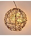 Verlichte Decoratiebal - 18 cm - 200 led - extra warm wit