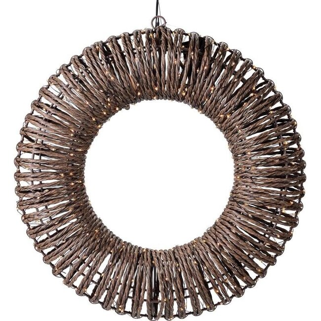 Verlichte Kerstkrans - 38 cm - 400 led