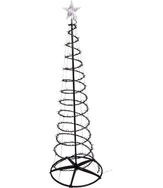 Kerstboom 180 cm - warm wit - waterval effect
