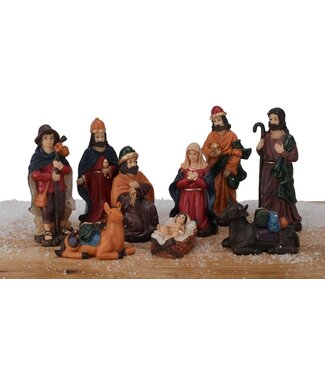 Kerststal Figuren - 9 stuks - 15 cm