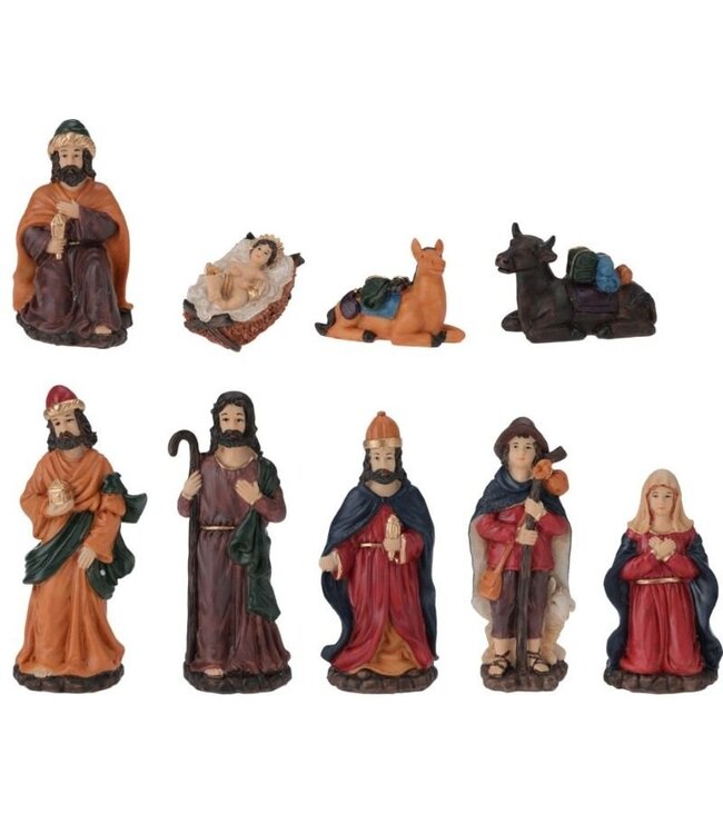 Kerststal Figuren - 9 stuks - 15 cm
