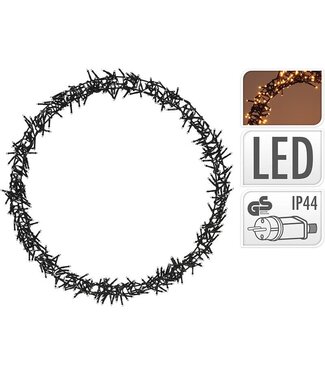 Ceruzo Kerstring Verlicht - 500 LED - Ø58 cm - extra warm wit - 8 Lichtfuncties