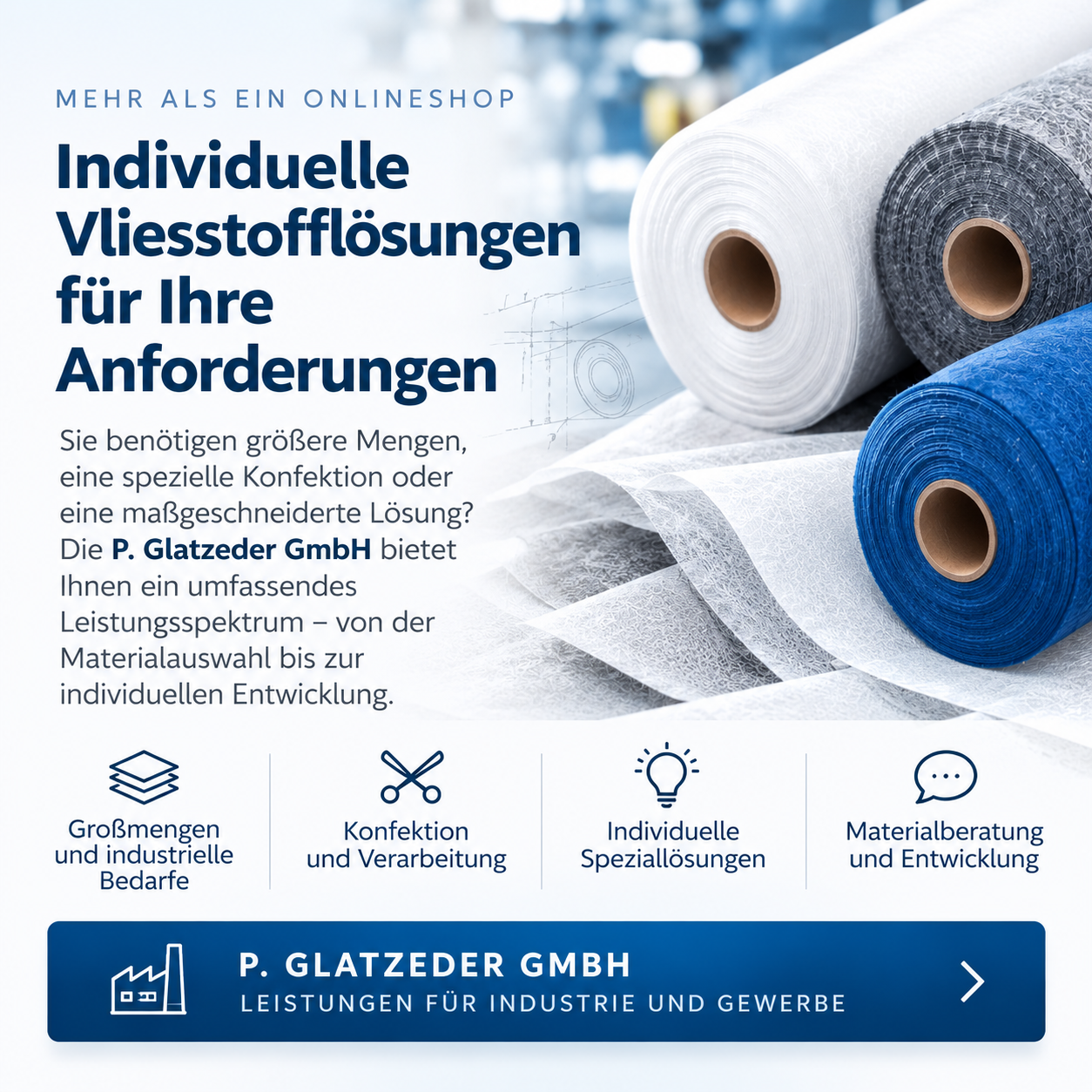 Banner P. Glatzeder GmbH Vliesstoffe Konfektion