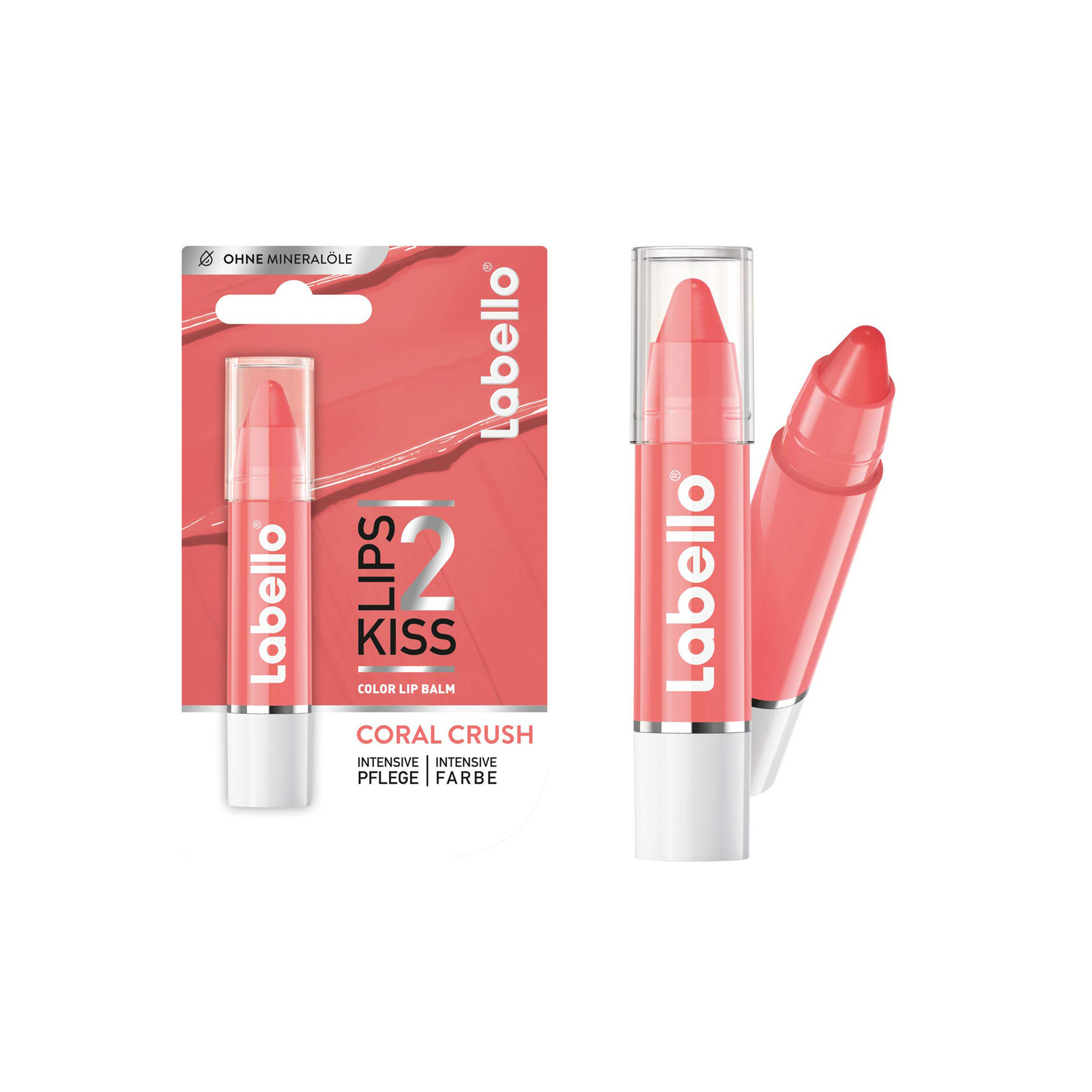 Labello Labello + Lipstick + Coral Crush