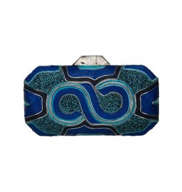 Rowena Clutch Blue