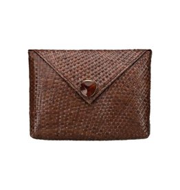 Krisha Clutch Brown