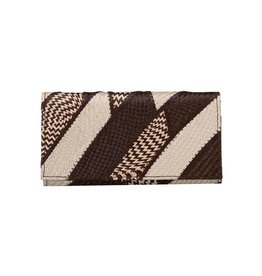 Dahon Wallet Banded Brown Cream