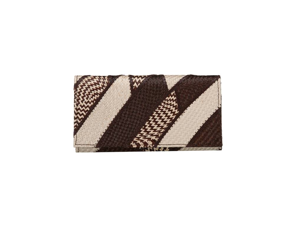 Disenyo Dahon Wallet Banded Brown Cream disenyo kopen in de aanbieding