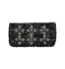Babae Clutch Black Bituin