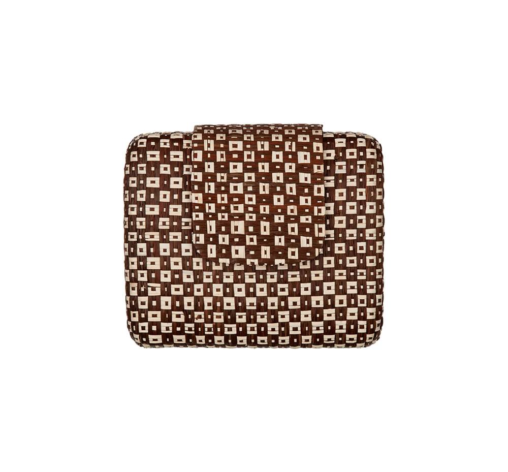 Disenyo Marites Clutch Brown Cream disenyo kopen in de aanbieding
