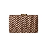 Padayo Clutch Brown Cream M