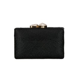 Deohala Clutch Black White