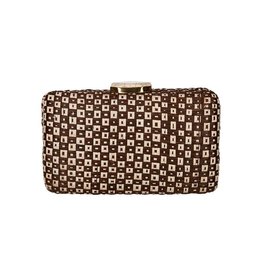 Padayo Clutch Brown Cream  S