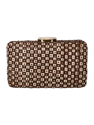 Padayo Clutch Brown Cream S