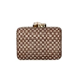 Yiotu Clutch Brown Cream