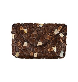 Coco Envelop Clutch Brown