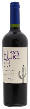 Antiyal Pura Fe Garnacha-Syrah, 2016, Chili, Rode wijn Antiyal Pura Fe Garnacha-Syrah, 2016, Chili, Rode wijn