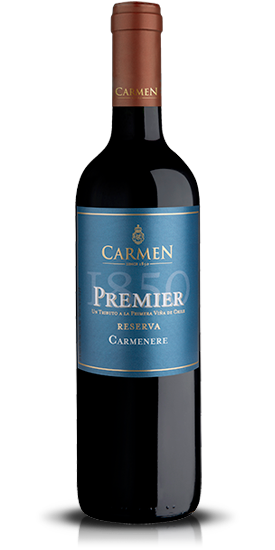 Carmen Premier 1850 Carmenère, 2021, Chili, Rode wijn Carmen Premier 1850 Carmenère, 2021, Chili, Rode wijn