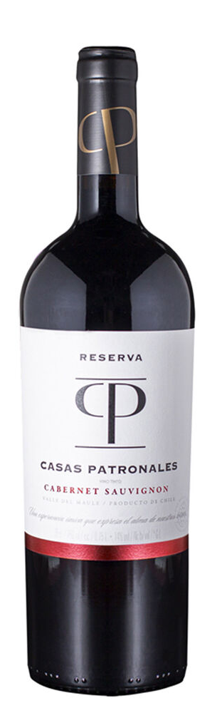Casas Patronales Reserva Cabernet Sauvignon, 2020, Chili, Rode wijn Casas Patronales Reserva Cabernet Sauvignon, 2020, Chili, Rode wijn
