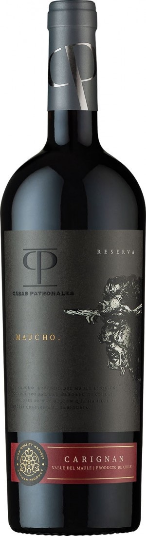 Casas Patronales Maucho Reserva Carignan, 2021, Chili, Rode wijn Casas Patronales Maucho Reserva Carignan, 2021, Chili, Rode wijn