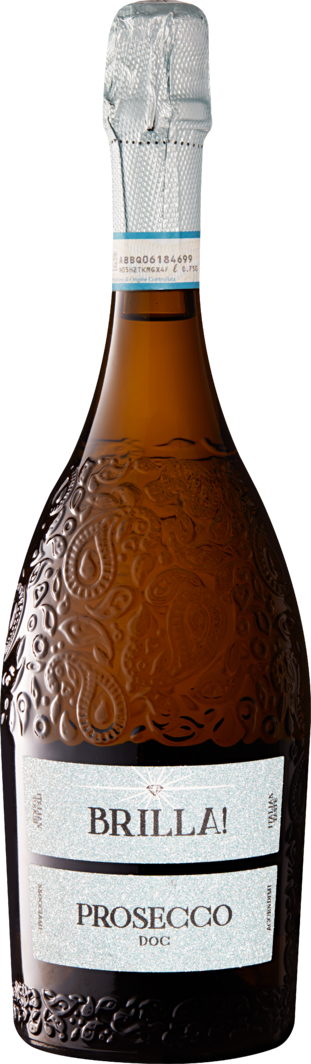 Brilla! Prosecco DOC, Veneto, Italië, Mousserende wijn Brilla! Prosecco DOC, Veneto, Italië, Mousserende wijn