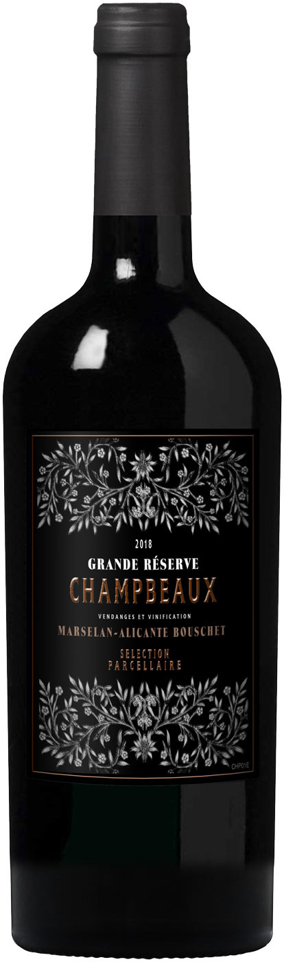 Champbeaux Rouge, 2021, Languedoc, Frankrijk, Rode wijn Champbeaux Rouge, 2021, Languedoc, Frankrijk, Rode wijn