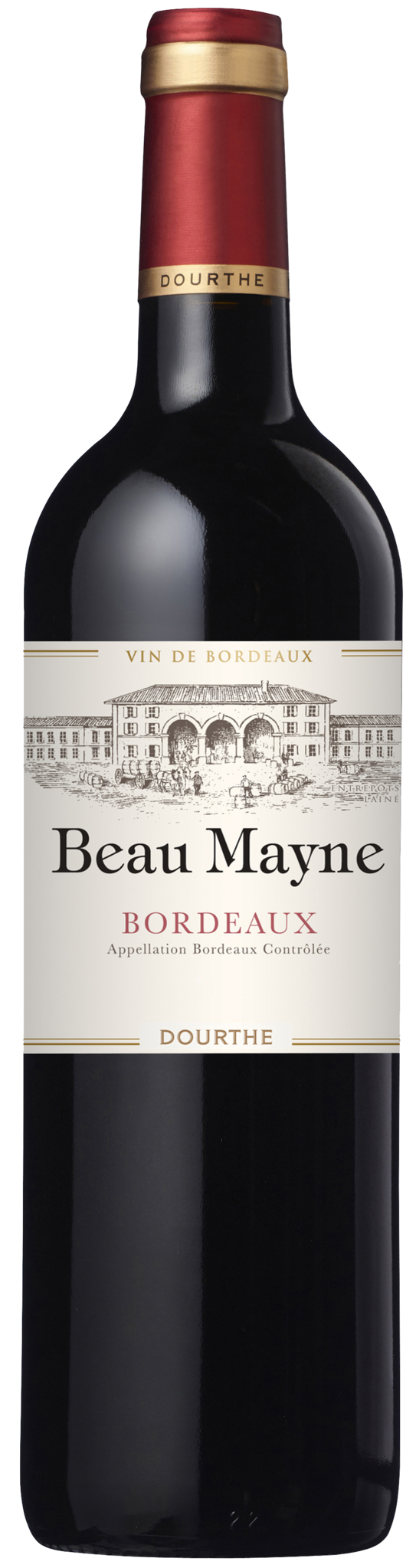 Dourthe Beau Mayne Rouge, 2018, Frankrijk, Rode wijn Dourthe Beau Mayne Rouge, 2018, Frankrijk, Rode wijn