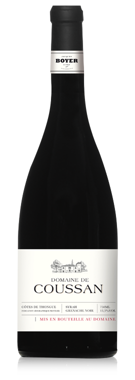 Domaine de Coussan Rouge, 2019, Frankrijk, Rode wijn Domaine de Coussan Rouge, 2019, Frankrijk, Rode wijn