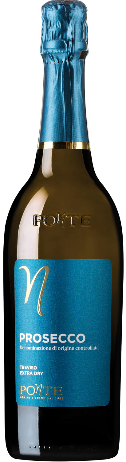 Ponte di Piave Prosecco Extra Dry, Italië, Mousserende Wijn Ponte di Piave Prosecco Extra Dry, Italië, Mousserende Wijn