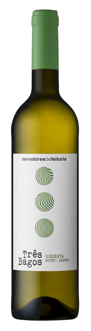 Lavradores de Feitoria Três Bagos Reserve, 2021, Portugal, Witte wijn Lavradores de Feitoria Três Bagos Reserve, 2021, Portugal, Witte wijn