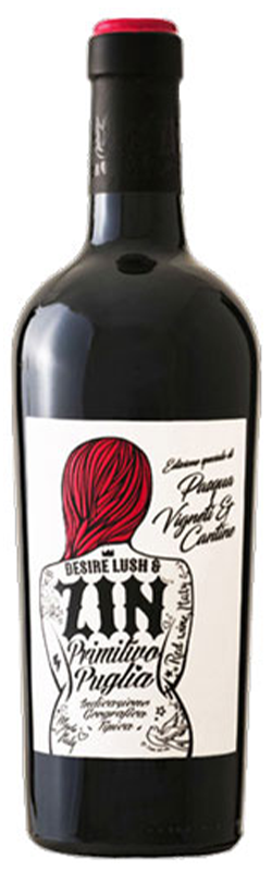 Familiglia Pasqua Desire & Lush, ZIN Primitivo, 2021, Italië Familiglia Pasqua Desire & Lush, ZIN Primitivo, 2021, Italië