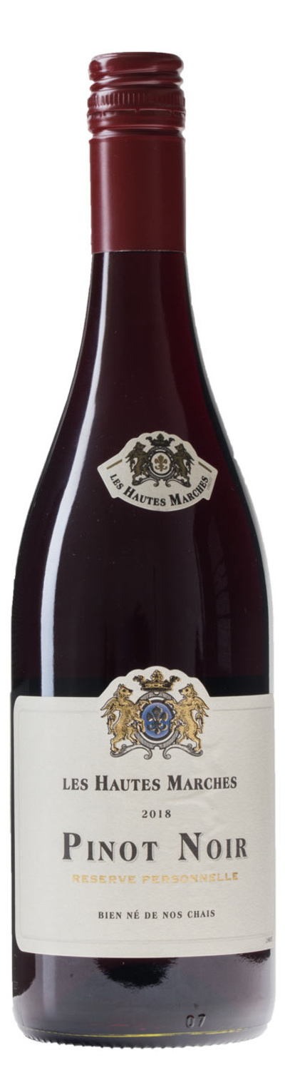 Hautes Marches Pinot Noir Boisé, 2021, Pays D'Oc, Frankijk, Rode wijn Hautes Marches Pinot Noir Boisé, 2021, Pays D'Oc, Frankijk, Rode wijn