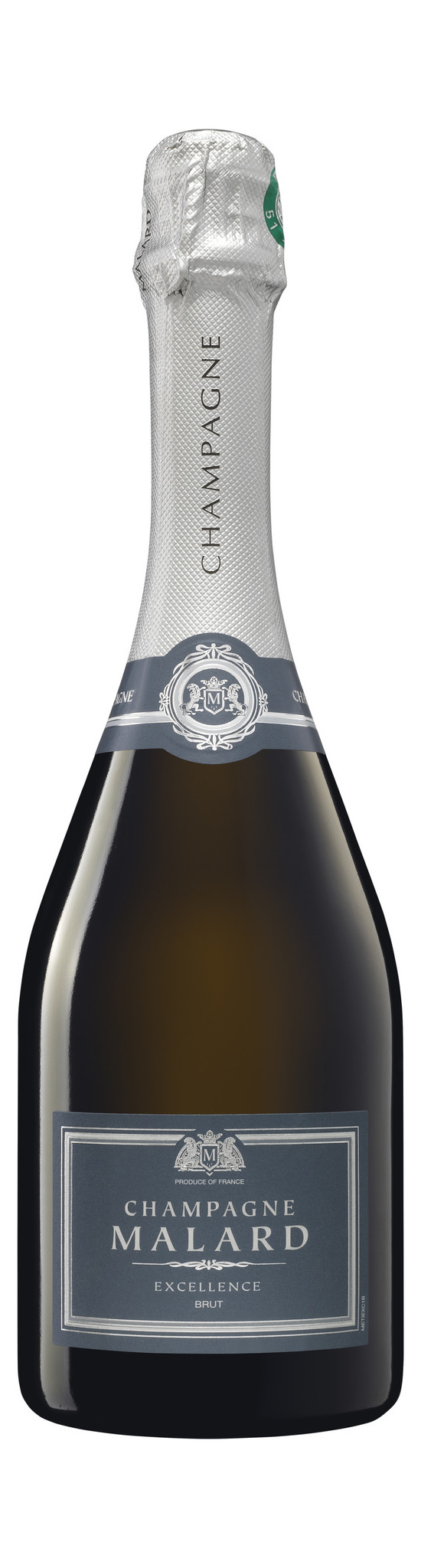 Champagne Malard Excellence Brut, Frankrijk, Mousserende wijn Champagne Malard Excellence Brut, Frankrijk, Mousserende wijn
