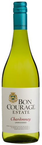 Bon Courage Chardonnay Unwooded, 2021, Zuid-Afrika, Witte Wijn Bon Courage Chardonnay Unwooded, 2021, Zuid-Afrika, Witte Wijn