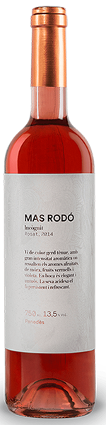 Mas Rodo Incognit Rosé, 2019, Spanje, Rose wijn Mas Rodo Incognit Rosé, 2019, Spanje, Rose wijn