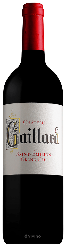 Château Gaillard Saint-Emilion Grand Cru, 2019, Bordeaux, Rode wijn