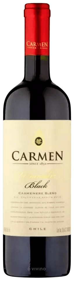 Carmen Winemakers Black Carmenère, 2016, Chili, Rode wijn