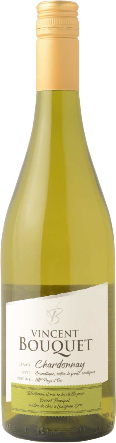 Vincent Bouquet Chardonnay, 2022, Frankrijk, Witte Wijn Vincent Bouquet Chardonnay, 2022, Frankrijk, Witte Wijn